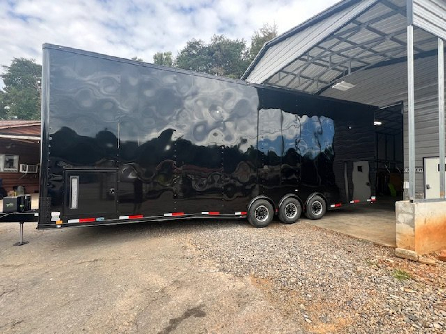 New 2025 Outlaw Trailers 8.5x32 Stacker Race Trailer Cargo / Enclosed Trailer