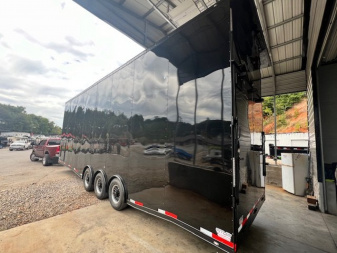 New 2025 Outlaw Trailers 8.5x32 Stacker Race Trailer Cargo / Enclosed Trailer