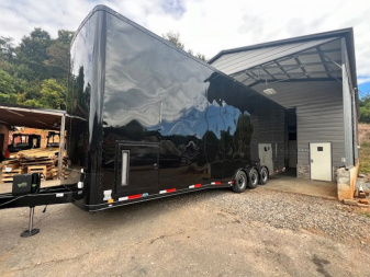 New 2025 Outlaw Trailers 8.5x32 Stacker Race Trailer Cargo / Enclosed Trailer