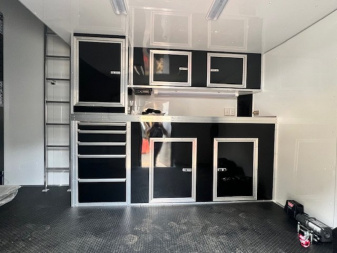 New 2025 Outlaw Trailers 8.5x32 Stacker Race Trailer Cargo / Enclosed Trailer