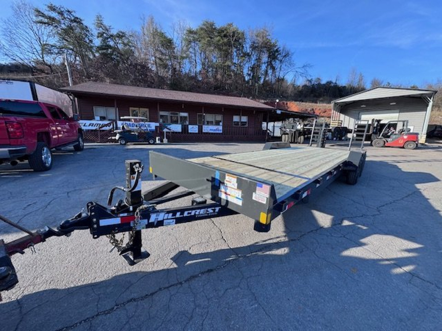 New 2025 Hillcrest Trailers 24+2 14K Equipment Trailer