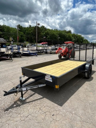 New 2024 Outlaw Trailers 77X14 Utility Trailer