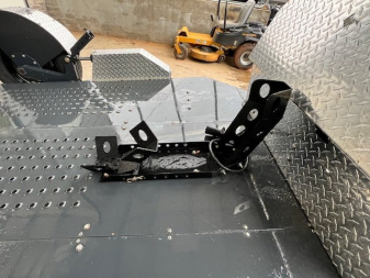 New 2024 OUTLAW TRAILERS 9' Hillcrest Hyd. Drop Deck Motorcycle Trailer Utility Trailer