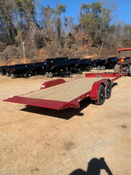 New 2024 Load Trail 83x20 10K Tilt Trailer- Maroon