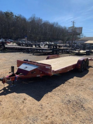 New 2024 Load Trail 83x20 10K Tilt Trailer- Maroon