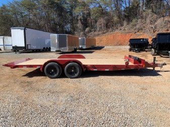 New 2024 Load Trail 83x20 10K Tilt Trailer- Maroon