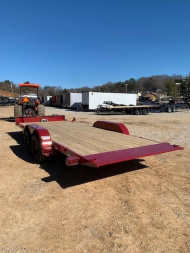 New 2024 Load Trail 83x20 10K Tilt Trailer- Maroon