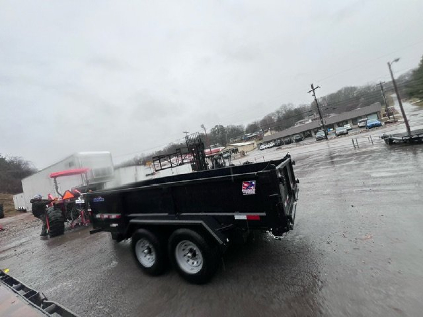 New NEW 2024 Hawke Trailers 7' x 14' Dump Trailer