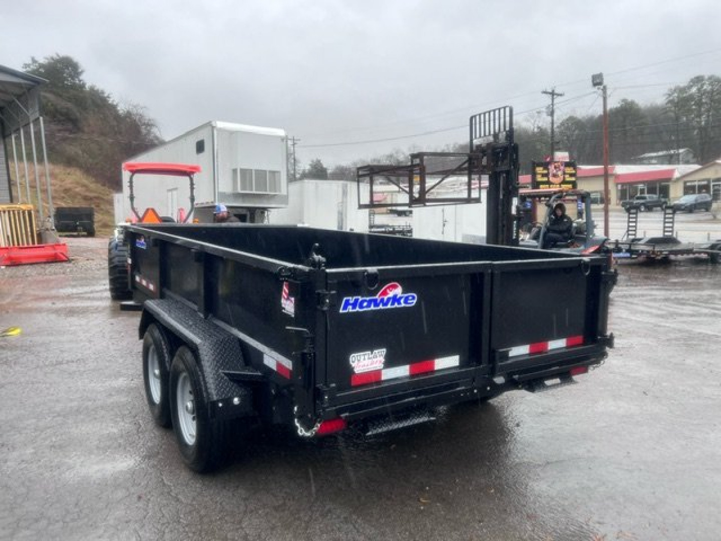 New NEW 2024 Hawke Trailers 7' x 14' Dump Trailer