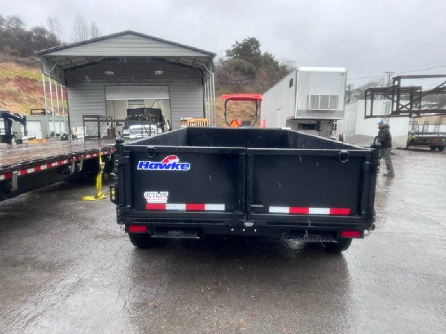 New NEW 2024 Hawke Trailers 7' x 14' Dump Trailer