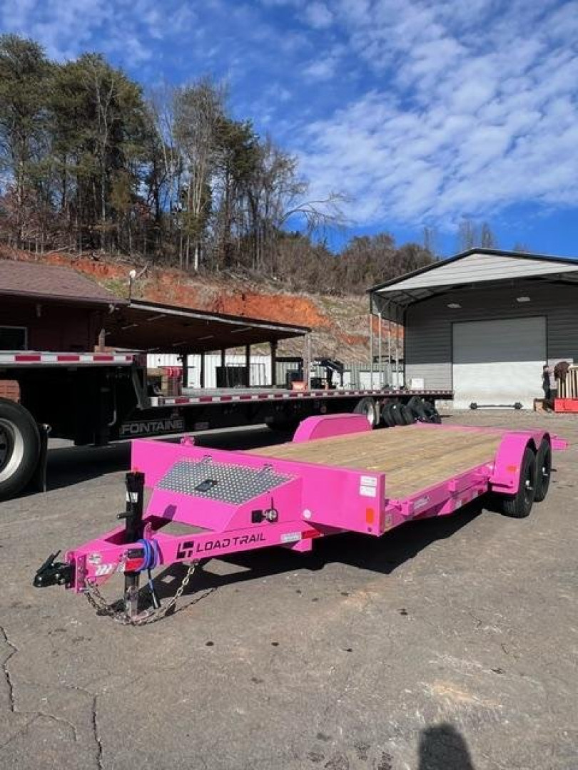 New 2024 LOAD TRAIL 83X20 10K Tilt Trailer- Pink