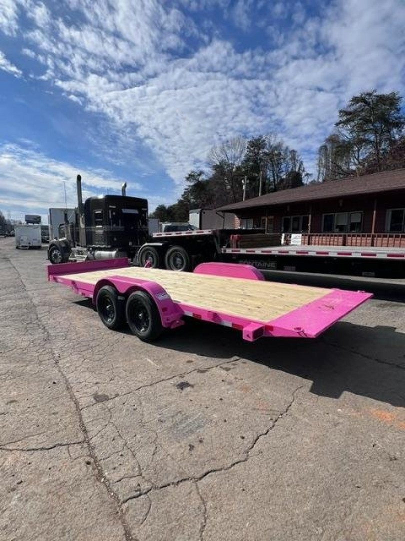 New 2024 LOAD TRAIL 83X20 10K Tilt Trailer- Pink