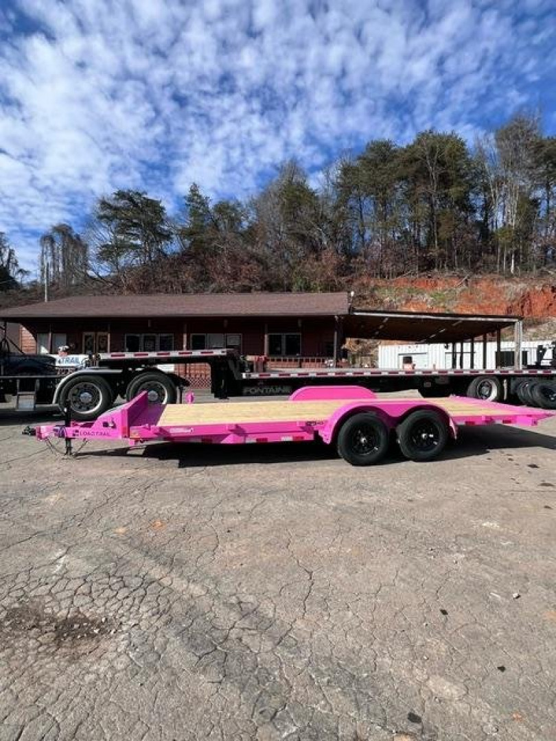 New 2024 LOAD TRAIL 83X20 10K Tilt Trailer- Pink