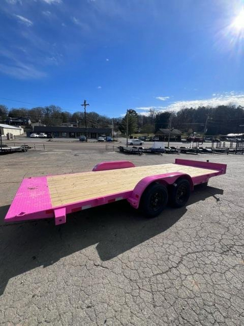 New 2024 LOAD TRAIL 83X20 10K Tilt Trailer- Pink
