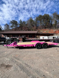 New 2024 LOAD TRAIL 83X20 10K Tilt Trailer- Pink
