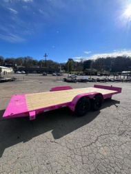 New 2024 LOAD TRAIL 83X20 10K Tilt Trailer- Pink