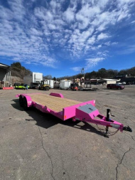 New 2024 LOAD TRAIL 83X20 10K Tilt Trailer- Pink