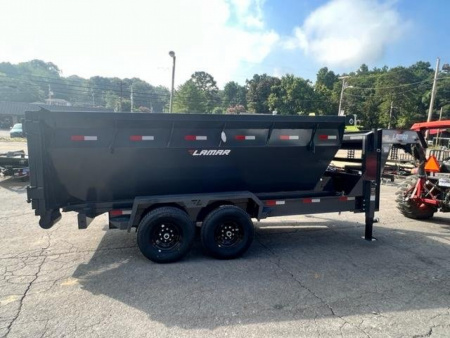 New NEW 2024 Lamar Trailers 7x14 Roll Off  Dump Trailer