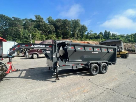 New NEW 2024 Lamar Trailers 7x14 Roll Off  Dump Trailer