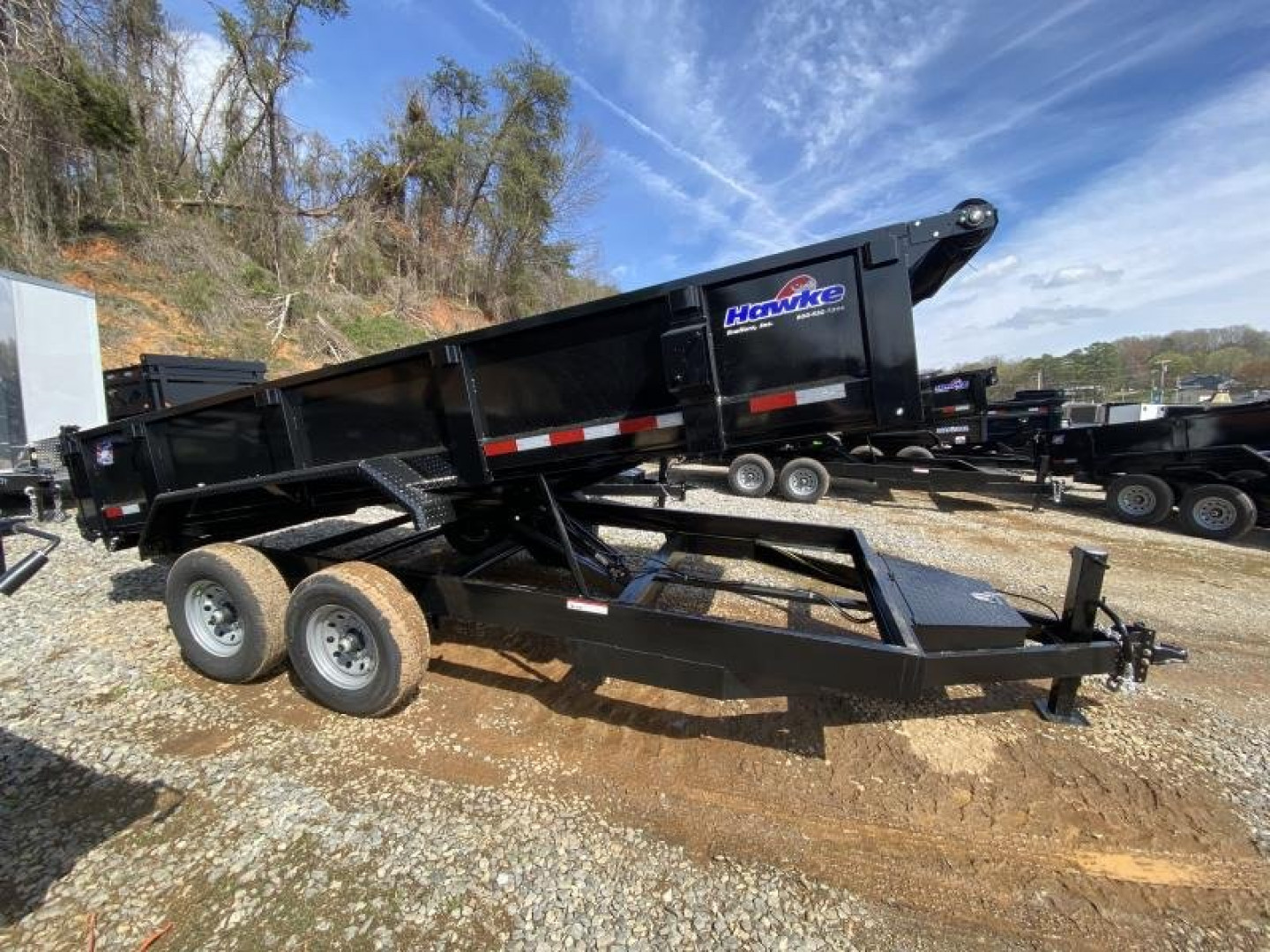 New NEW 2024 HAWKE TRAILERS 7' x 16' Dump Trailer