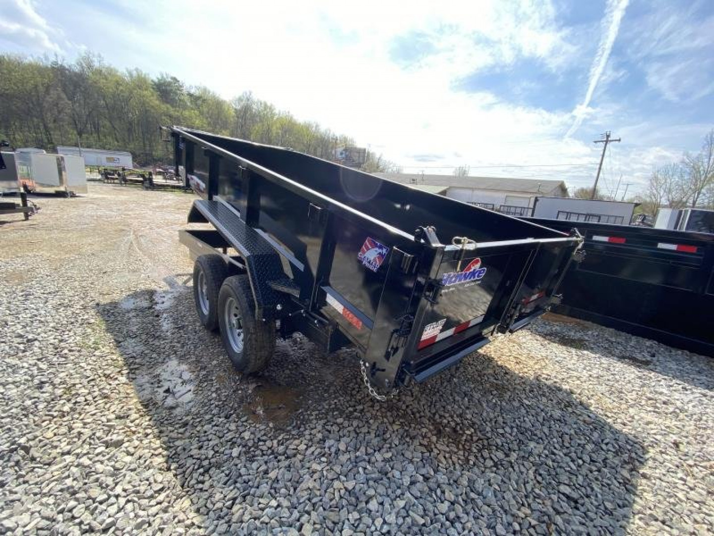 New NEW 2024 HAWKE TRAILERS 7' x 16' Dump Trailer