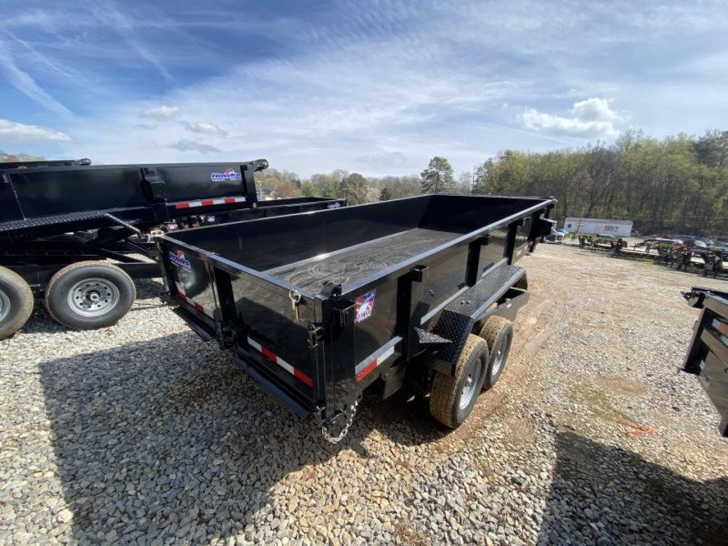 New NEW 2024 HAWKE TRAILERS 7' x 16' Dump Trailer