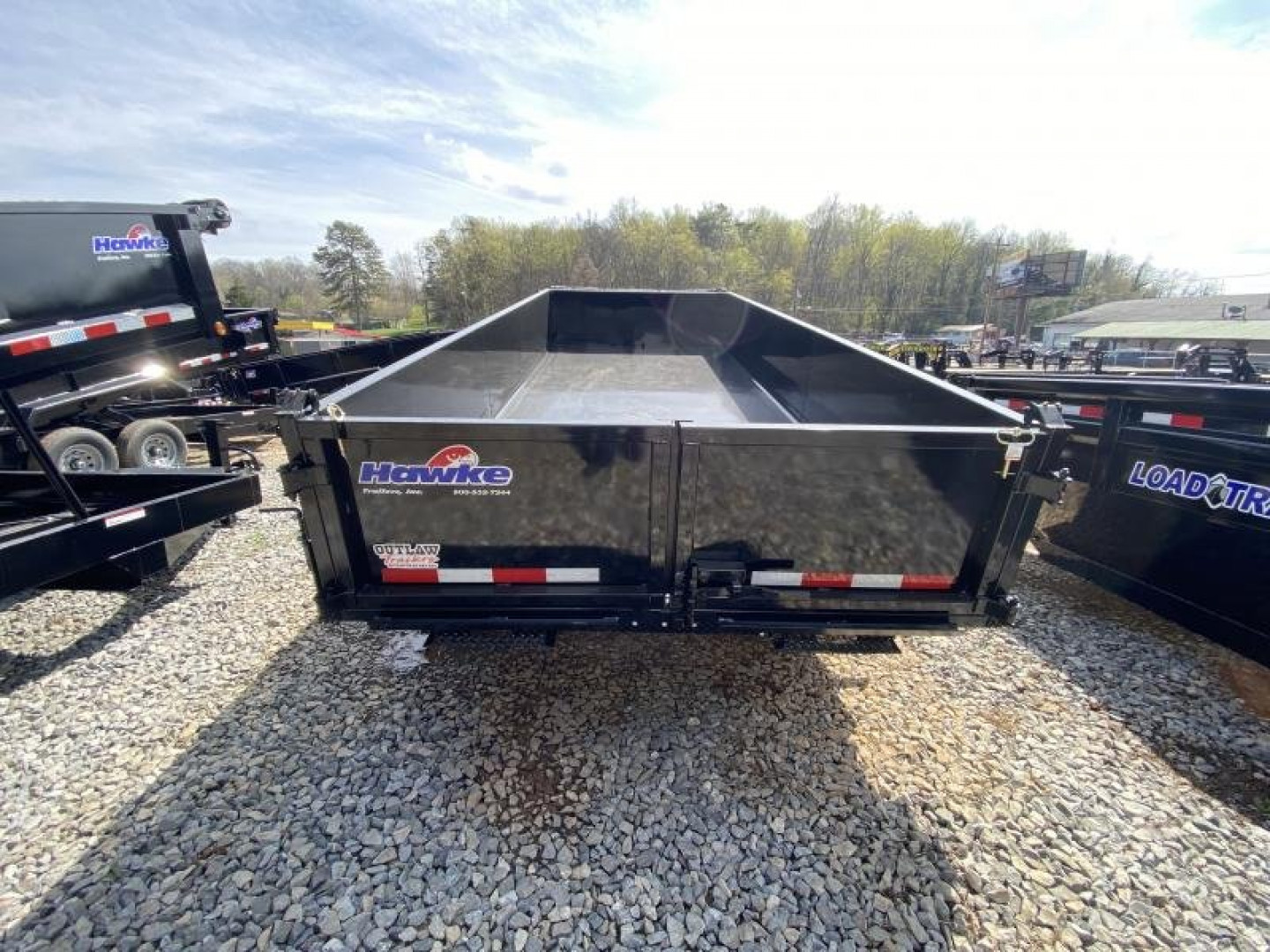 New NEW 2024 HAWKE TRAILERS 7' x 16' Dump Trailer