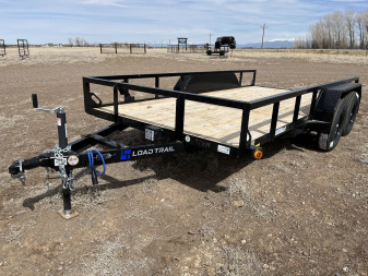 New 2025 Load Trail UT142 77" x 14' Utility Trailer