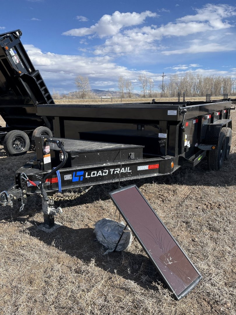 New 2025 Load Trail DT142 83" x 14' Low Pro Dump Trailer