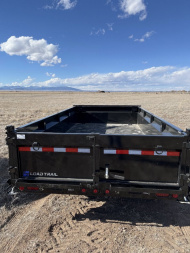 New 2025 Load Trail DT142 83" x 14' Low Pro Dump Trailer