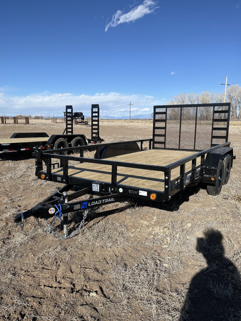 New 2025 Load Trail UT142 83" x 14' Tandem Axle Utility