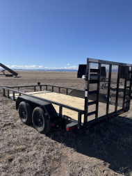 New 2025 Load Trail UT142 83" x 14' Tandem Axle Utility