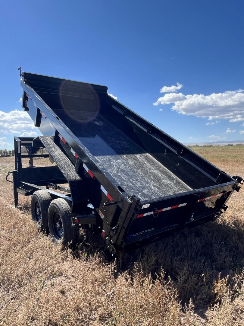 New 2025 Load Trail 83" x 14' Tandem Axle Gooseneck Low-Pro Dump