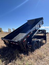 New 2025 Load Trail 83" x 14' Tandem Axle Gooseneck Low-Pro Dump