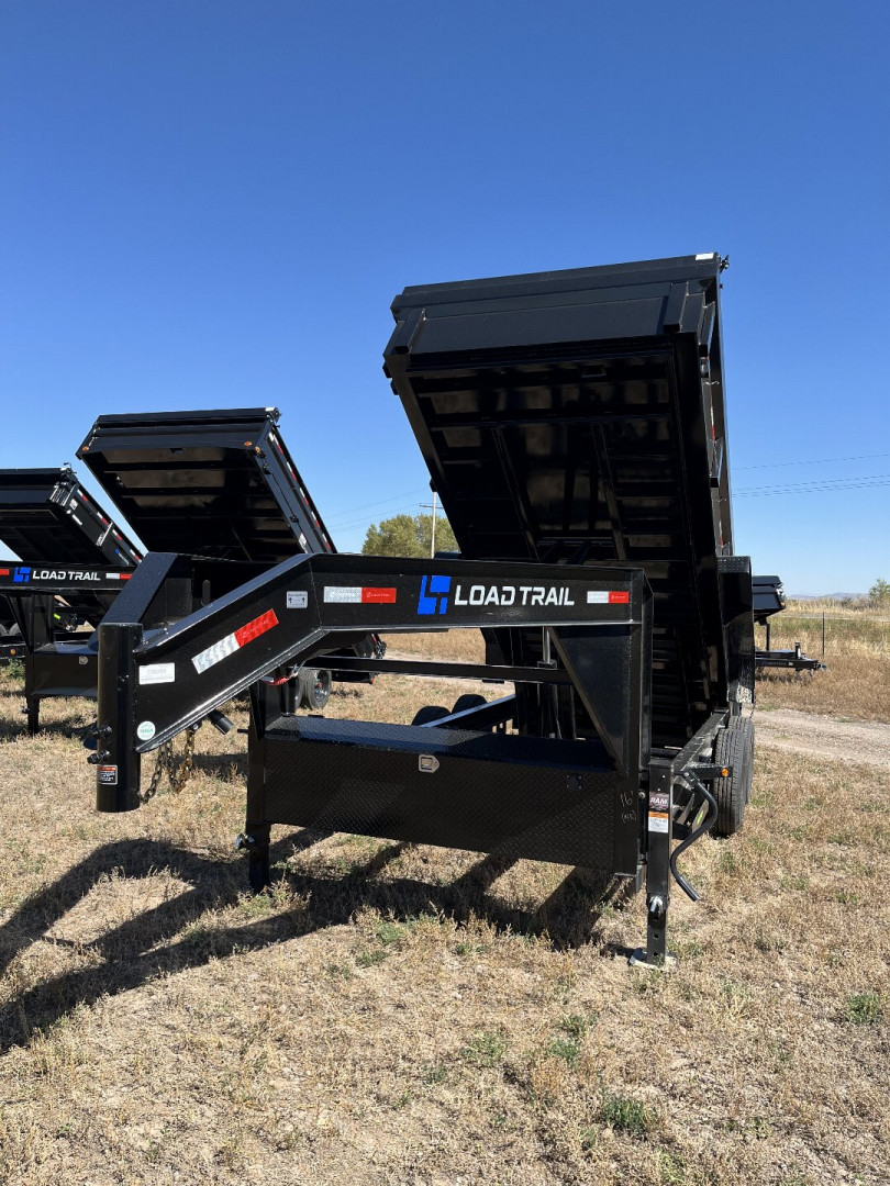 New 2025 Load Trail 83" x 16' Tandem Axle Gooseneck Low-Pro Dump