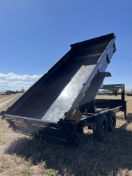 New 2025 Load Trail 83" x 16' Tandem Axle Gooseneck Low-Pro Dump