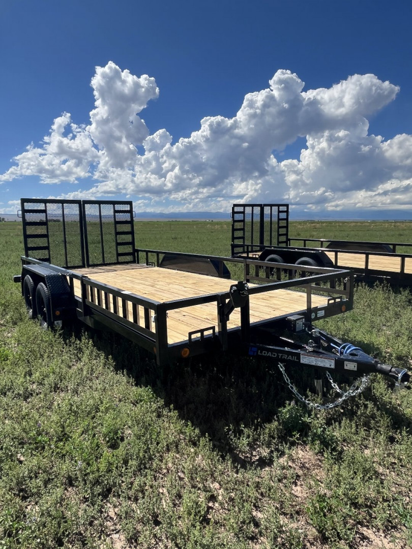 New 2024 LOAD TRAIL 83" x 16' Tandem Axle Utility (4" Channel Frame)