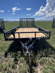 New 2024 LOAD TRAIL 83" x 16' Tandem Axle Utility (4" Channel Frame)