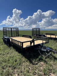 New 2024 LOAD TRAIL 83" x 16' Tandem Axle Utility (4" Channel Frame)