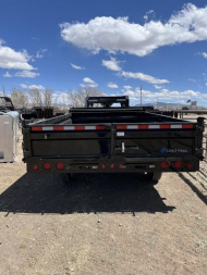 New 96" X 14' TANDEM AXLE GOOSENECK DECK OVER DUMP