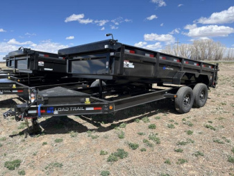 New 83" X 16' TANDEM AXLE DUMP LOW-PRO DUMP