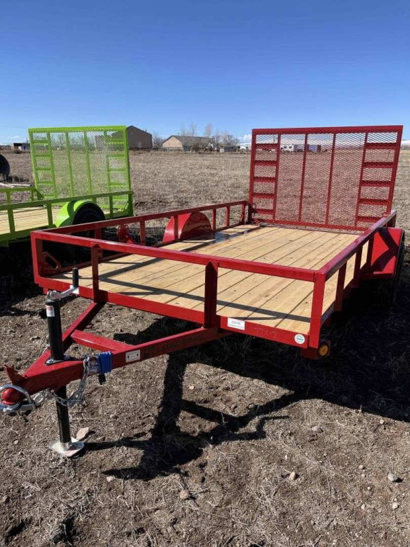 New 77" X 12' SINGLE AXLE (2" X 3" ANGLE FRAME)