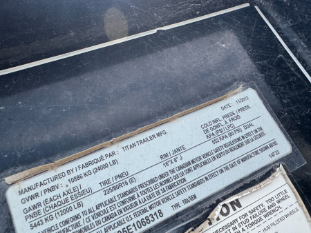 Used 2014 Titan Trailer 29' TILT Tilt Trailer