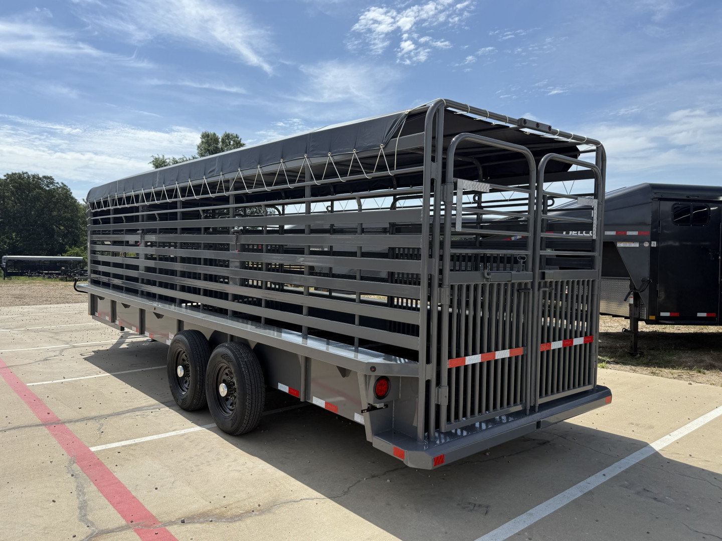 New 2026 Delco Trailers B824 BAR TOP Stock / Stock Combo Trailer