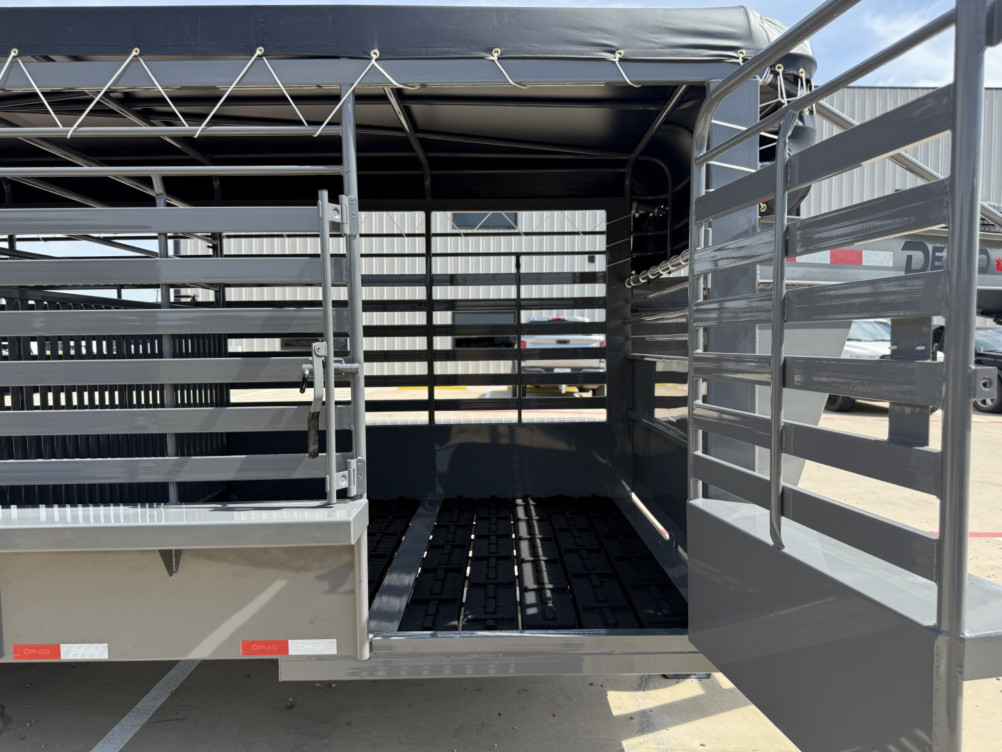 New 2026 Delco Trailers B824 BAR TOP Stock / Stock Combo Trailer