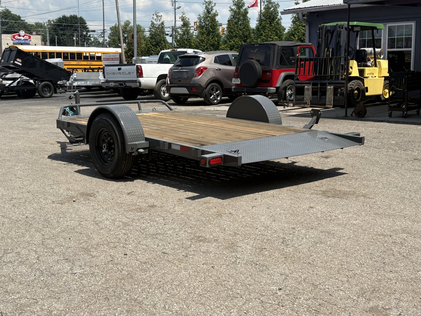 New 2025 PJ TRAILERS 13' Single Axle HD Tilt (T1) 7K Trailer