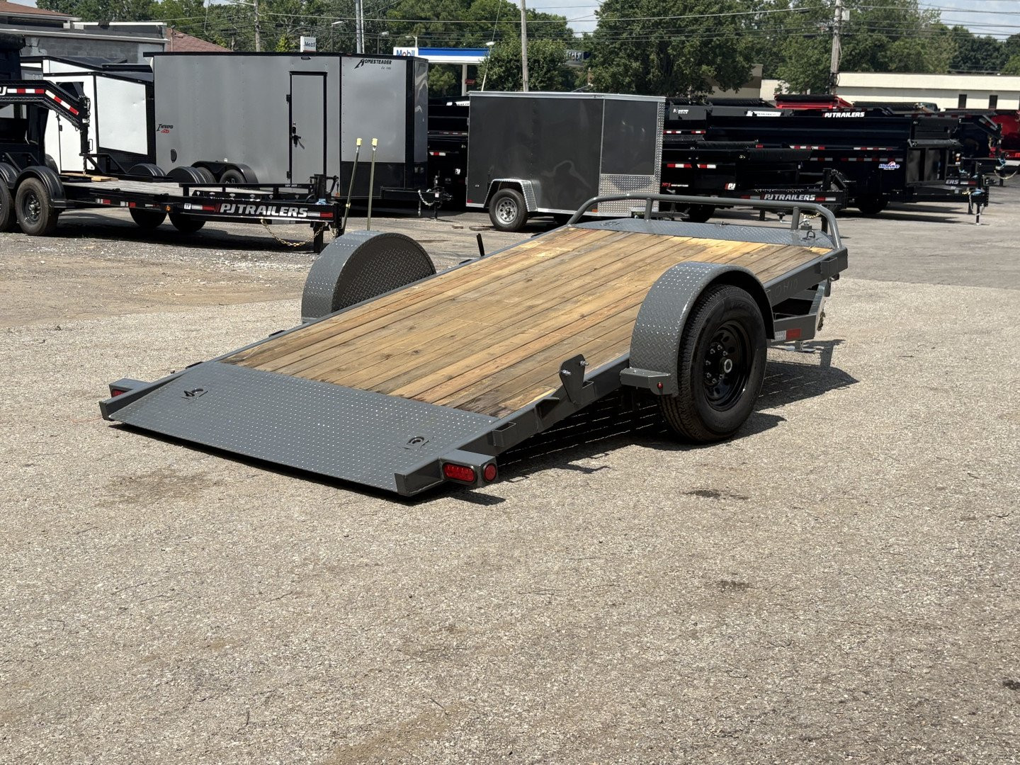 New 2025 PJ TRAILERS 13' Single Axle HD Tilt (T1) 7K Trailer