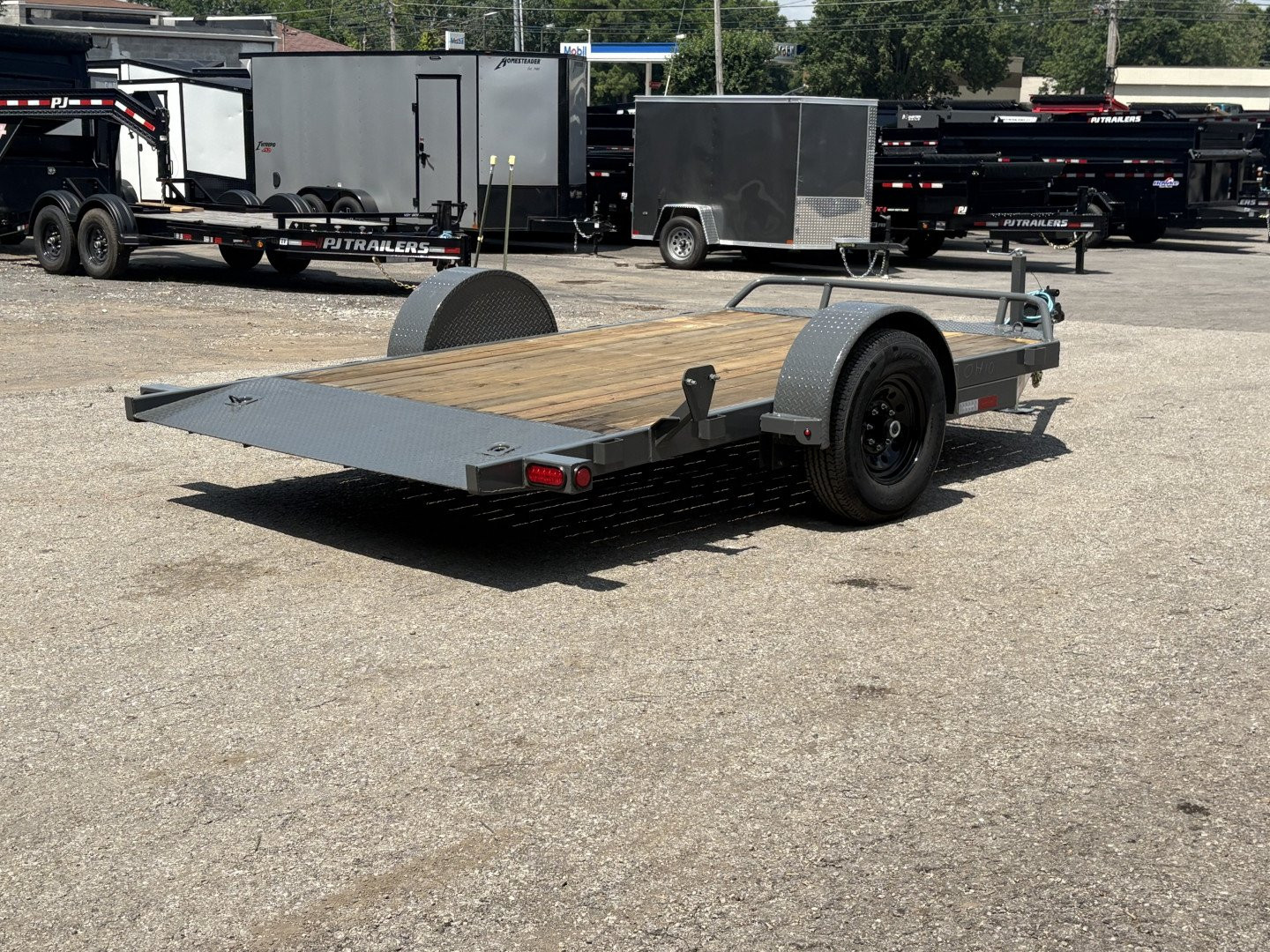New 2025 PJ TRAILERS 13' Single Axle HD Tilt (T1) 7K Trailer