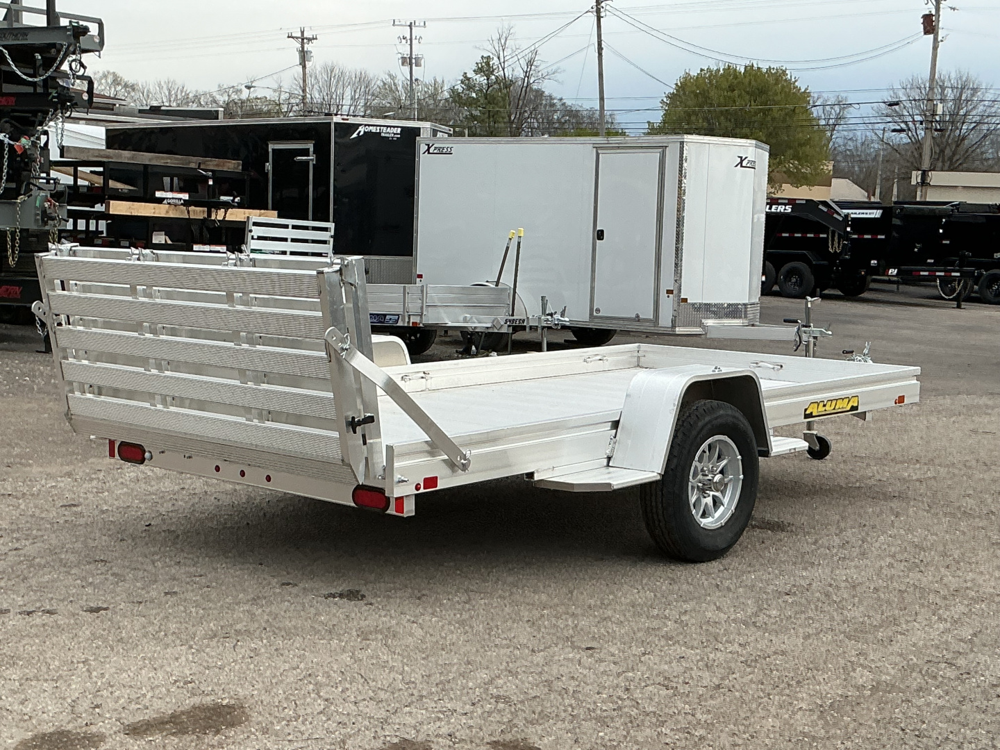 New 2026 ALUMA 6812H-S-BT 68" x 12' Aluminum Utility Utility Trailer