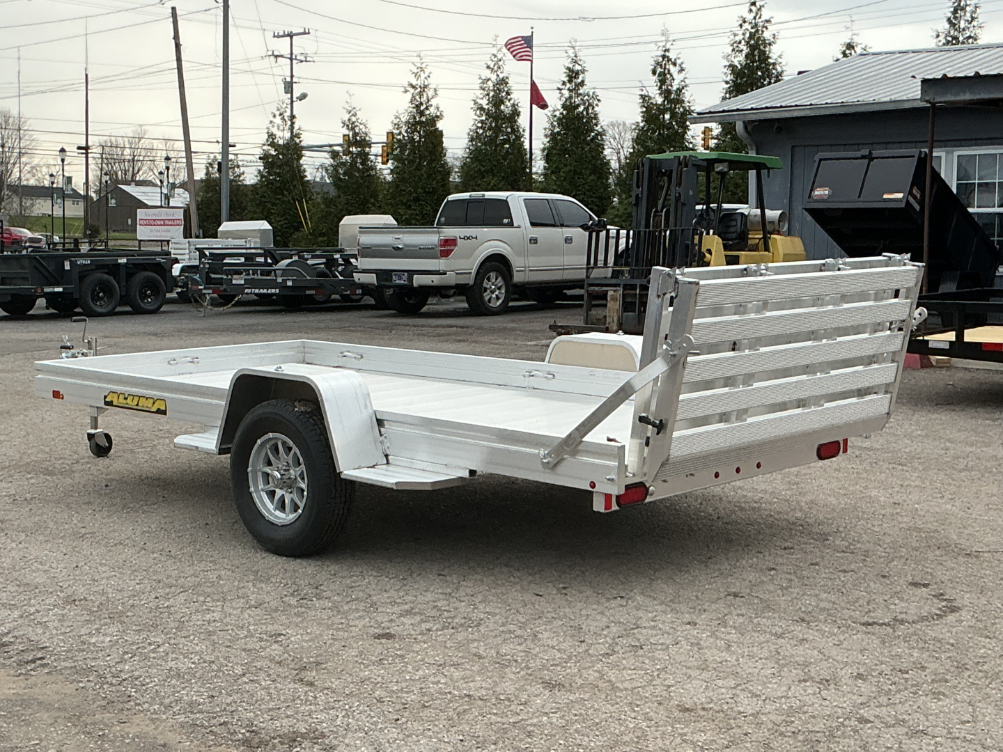 New 2026 ALUMA 6812H-S-BT 68" x 12' Aluminum Utility Utility Trailer